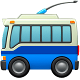 Trolleybus emoji, Apple, iOS 18.4