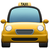Oncoming Taxi emoji, Apple, iOS 18.4