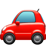 Automobile emoji, Apple, iOS 18.4