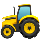 Tractor emoji, Apple, iOS 18.4