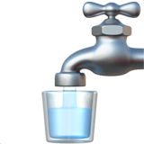 Potable Water emoji, Apple, iOS 18.4