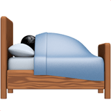 Person In Bed emoji, Apple, iOS 18.4