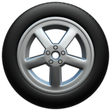 Wheel emoji, Apple, iOS 18.4