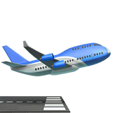 Airplane Departure emoji, Apple, iOS 18.4