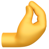 Pinched Fingers emoji, Apple, iOS 18.4