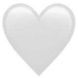 White Heart emoji, Apple, iOS 18.4