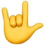 Love-you Gesture emoji, Apple, iOS 18.4