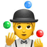 Person Juggling emoji, Apple, iOS 18.4