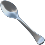 Spoon emoji, Apple, iOS 18.4