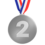 2nd Place Medal emoji, Apple, iOS 18.4