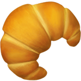 Croissant emoji, Apple, iOS 18.4