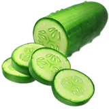 Cucumber emoji, Apple, iOS 18.4