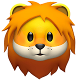 Lion emoji, Apple, iOS 18.4