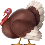 Turkey emoji, Apple, iOS 18.4