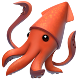 Squid emoji, Apple, iOS 18.4