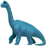 Sauropod emoji, Apple, iOS 18.4
