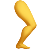 Leg emoji, Apple, iOS 18.4
