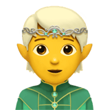 Elf emoji, Apple, iOS 18.4