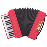 Accordion emoji, Apple, iOS 18.4