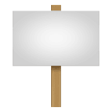 Placard emoji, Apple, iOS 18.4