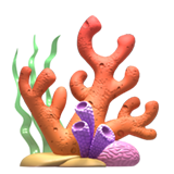 Coral emoji, Apple, iOS 18.4
