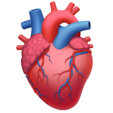 Anatomical Heart emoji, Apple, iOS 18.4