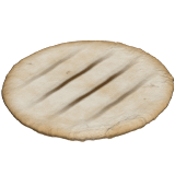 Flatbread emoji, Apple, iOS 18.4