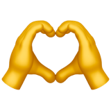 Heart Hands emoji, Apple, iOS 18.4