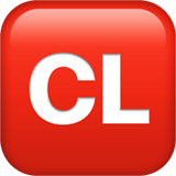 Cl Button emoji, Apple, iOS 26