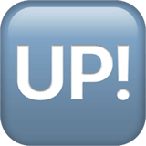 UP! Button emoji, Apple, iOS 26