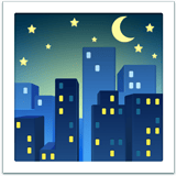 Night with Stars emoji, Apple, iOS 26