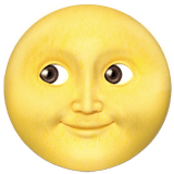 Full Moon Face emoji, Apple, iOS 26