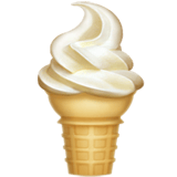 Soft Ice Cream emoji, Apple, iOS 26