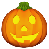 Jack-o-lantern emoji, Apple, iOS 26