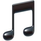 Musical Note emoji, Apple, iOS 26