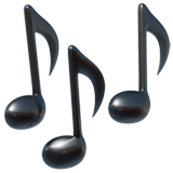 Musical Notes emoji, Apple, iOS 26