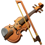 Violin emoji, Apple, iOS 26
