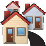 Houses emoji, Apple, iOS 26
