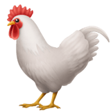 Rooster emoji, Apple, iOS 26