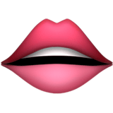 Mouth emoji, Apple, iOS 26