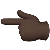 Backhand Index Pointing Left emoji, Apple, iOS 26