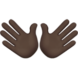 Open Hands emoji, Apple, iOS 26