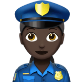 Police Officer emoji, Apple, iOS 26