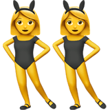 People with Bunny Ears emoji, Apple, iOS 26