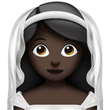 Person with Veil emoji, Apple, iOS 26