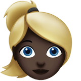 Person: Blond Hair emoji, Apple, iOS 26