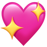 Sparkling Heart emoji, Apple, iOS 26
