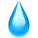 Droplet emoji, Apple, iOS 26