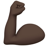 Flexed Biceps emoji, Apple, iOS 26
