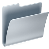 Open File Folder emoji, Apple, iOS 26